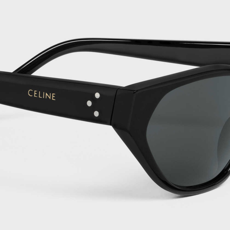 Slnecne Okuliare Celine Cat Eye S251 In Acetate Čierne | CL-592430