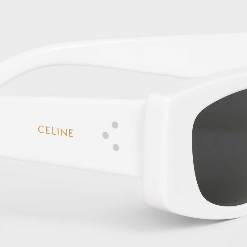 Slnecne Okuliare Celine Grafika S258 In Acetate Biele | CL-592413