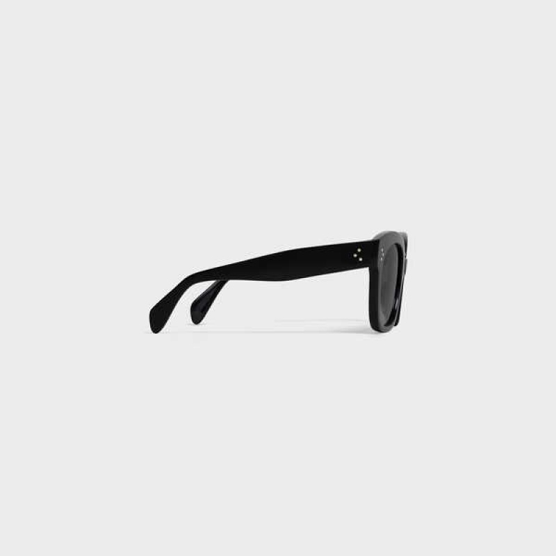 Slnecne Okuliare Celine Oversized S002 In Acetate Čierne | CL-592436