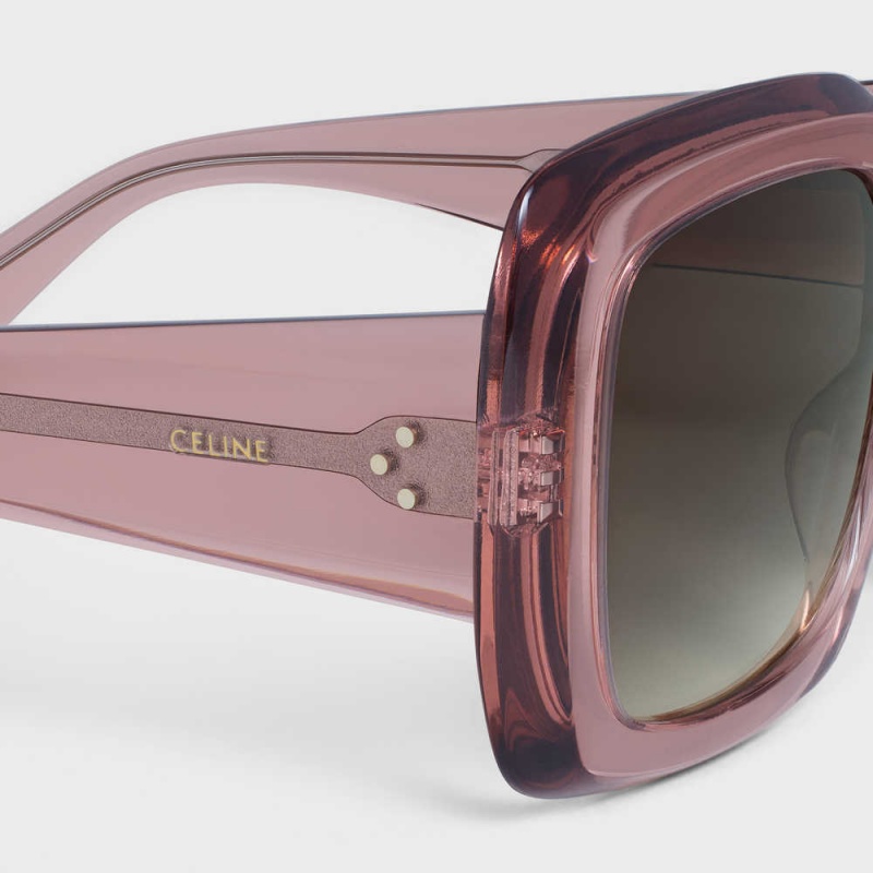 Slnecne Okuliare Celine Square S263 In Acetate Ruzove | CL-592377