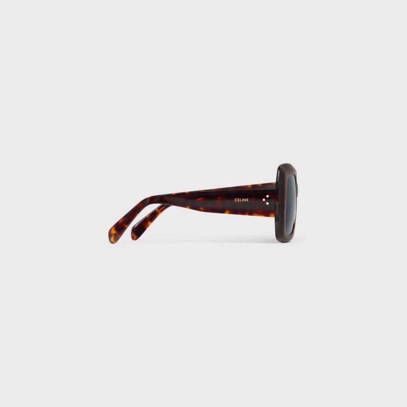 Slnecne Okuliare Celine Square S263 In Acetate Hnede | CL-592376