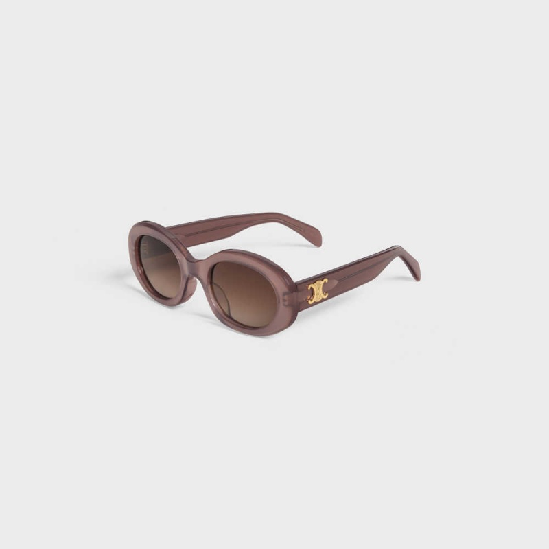 Slnecne Okuliare Celine Triomphe 01 In Acetate Krém | CL-592382