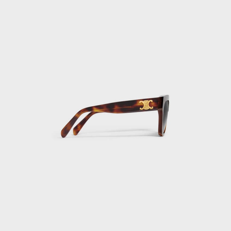 Slnecne Okuliare Celine Triomphe 09 In Acetate Hnede | CL-592389