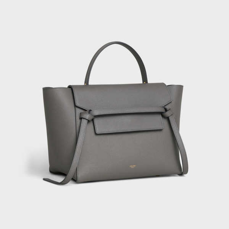 Taška Na Opasok Celine Mini In Grained Calfskin Siva | CL-593065