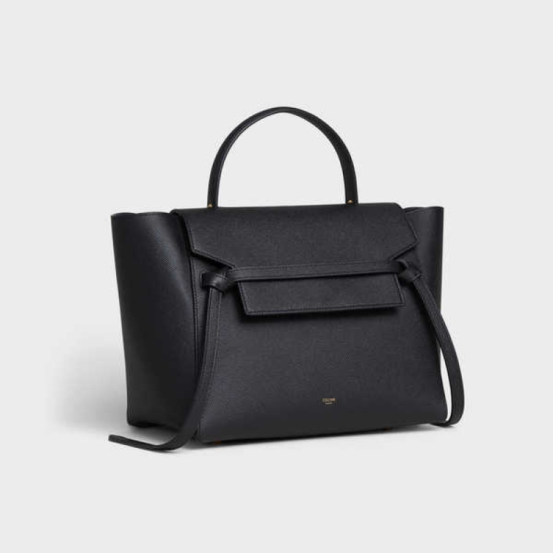 Taška Na Opasok Celine Mini In Grained Calfskin Čierne | CL-593064