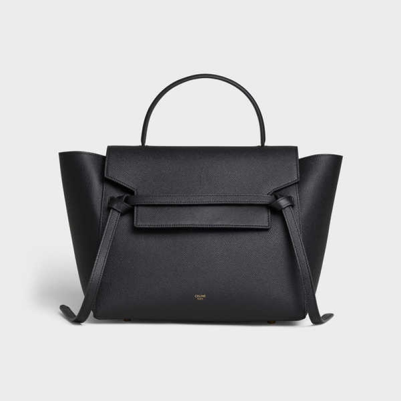 Taška Na Opasok Celine Mini In Grained Calfskin Čierne | CL-593064