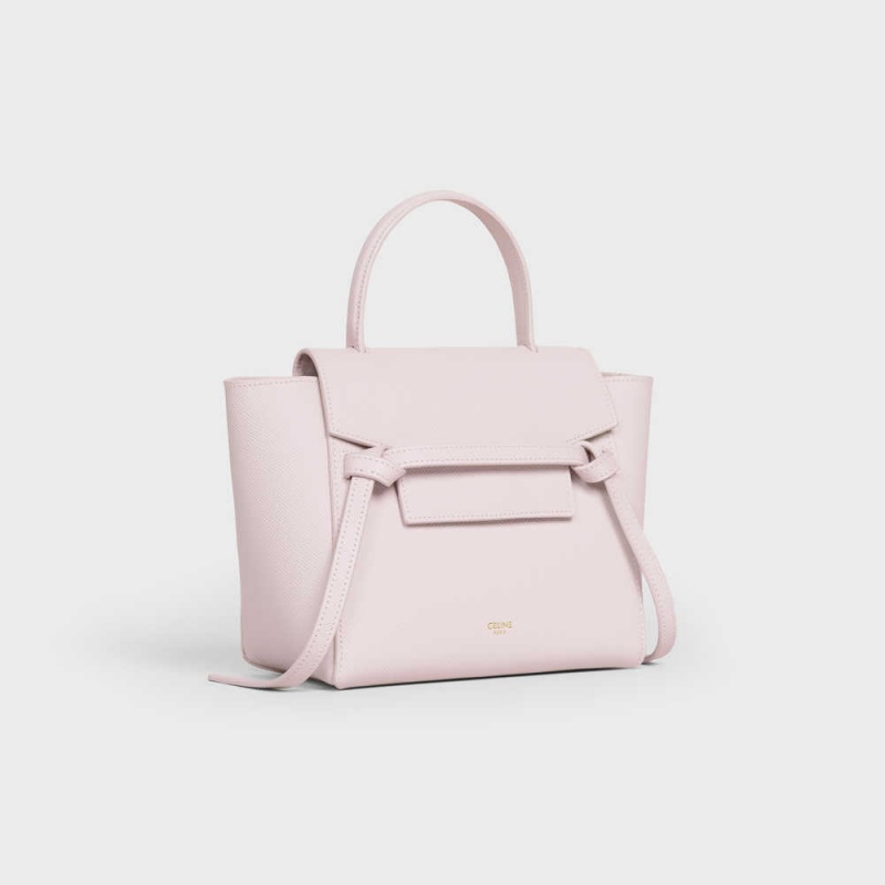 Taška Na Opasok Celine Nano In Grained Calfskin Lavendel | CL-593060