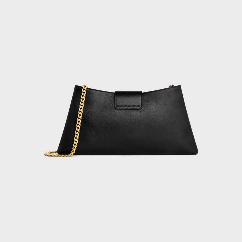 Triomphe Celine Wiltern Clutch Soft In Smooth Calfskin Čierne | CL-593175