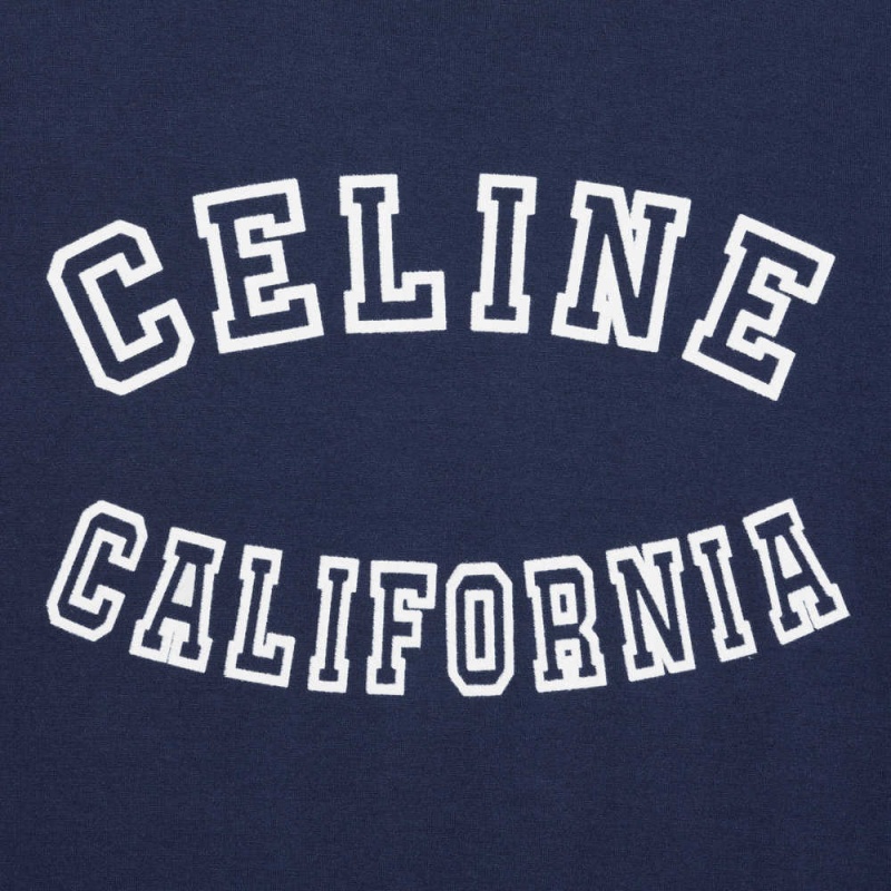 T-shirt Celine California 70 S In Bavlnene Jersey Citrón | CL-592775