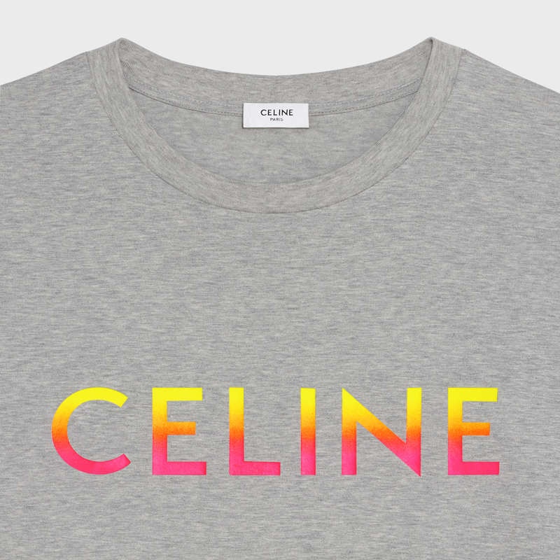 T-shirt Celine Loose In Bavlnene Jersey Siva | CL-592136