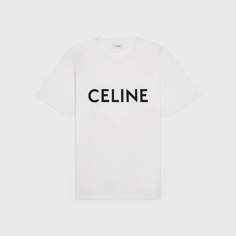 T-shirt Celine Loose In Bavlnene Jersey Čierne | CL-592139